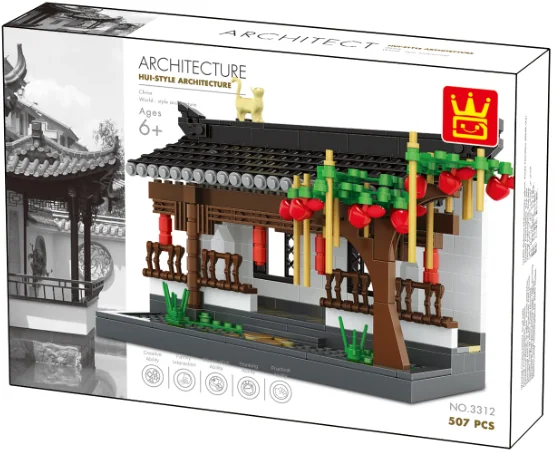 徽派建筑-走廊(货号 3312)